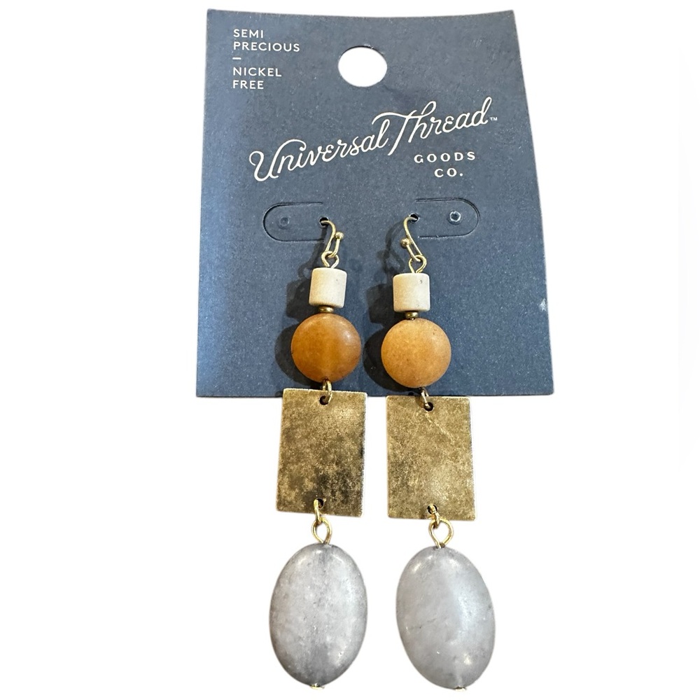 Universal Thread Semi precious earring 1 pair